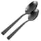 Gibson Elite Earlston 20 Piece Stainless Steel Flatware Set in Black 138513.2 - alternate 5
