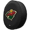 Holland Bar Stool Co 21 1/2 x 8 Minnesota Wild Tire Cover TCOMinWldBK - alternate 3