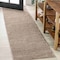Jonathan Y Haze Solid Low-Pile Beige 2 ft. x 8 ft. Runner Rug SEU100G-28 - alternate 1