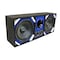 Deejay Led Loaded Box w/Two Despacito Heavy Duty 12-in Woofers One Horn and w/Two Bullet Tweeters BLUE TBH12BLUE - alternate 7