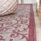 Jonathan Y Madrid Vintage Filigree Textured Weave Light Gray/Fuchsia 2 ft. x 8 ft. Indoor/Outdoor Runner Rug SMB107I-28 - alternate 7