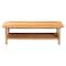 Bali & Pari Minahasa Bohemian Light Honey Braided Rattan Coffee Table 248-13706-ZORO - alternate 3