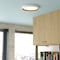 Vaxcel Darien 12-in White/Gold Contemporary Round LED Flush Mount Ceiling Light with Frosted Shade C0382 - alternate 5