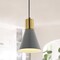 Jonathan Y Apollo 6" 1-Light Mid-Century Modern Iron LED Pendant, Gray/Brass Gold JYL6131C - alternate 7