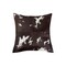 Homeroots Set of Two 18" Chocolate and White Cowhide Cowhide Throw Pillows, 2PK 544604 - alternate 6