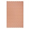 Homeroots 6' X 9' Coral And Ivory Geometric Indoor Outdoor Area Rug 554834 - alternate 1
