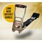 Mytee Products 2inx30ft Black Ratchet Straps w/ Flat Hooks 3333 Lbs WLL Heavy Duty Tie Down Strap RS230BLK - alternate 5