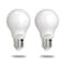Bulbrite Solana 40-Watt Equivalent 90 CRI A19 Smart WIFI Connected LED Light Bulb, Milky, 2PK 861709 - alternate 1