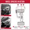 Coyote Wheel Accessories 5 x 127 Millimeter/ 5 x 5.00" Axle Bolt Circle, 5 x 127 Millimeter/ 5 x 5.00" Wheel Bolt Circle 5500-5500H-B - alternate 5