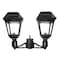 Gama Sonic Imperial III Commercial Solar Double Post Light with Dual Color Temperature and 3 in. Fitter 97KF20 - alternate 1