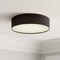 Afx Ashland LED Flush Mount - 12in Dia. - Black Linen ALDF12LAJUDBK - alternate 3