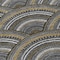 Homeroots 5' X 8' Black Ivory And Gold Geometric Washable Indoor Outdoor Area Rug 615183 - alternate 5