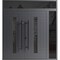 Vdomdoors Front Exterior Prehung Aluminum Double Doors Ronex0130 Grey Top Transom Mirrored Clear Glass Entry RONEX0130DEXD-GRE-W72+16xH96+12-RH-I - alternate 1