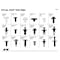 Performance Tool 415 pc. Ford Trim Clip Assortment, Auto Body Fasteners, Retainers W5241 - alternate 3