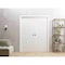 Vdomdoors Sliding French Double Pocket Doors 72 x 96 inches / Mela 0716 Painted White / Kit Rail Hardware / M MELA0716DP-BEM-7296 - alternate 1