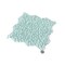 Apollo Tile Tiffany Blue 11.2 in x 11.2 in Glass Glossy Floor and Wall Mosaic Tile 4.36 sqft/case, 5PK APLGEM885A - alternate 7