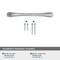 Amerock Vaile 3-3/4 inch (96mm) Center-to-Center Satin Nickel Cabinet Pull, 25PK 25VMP53003G10 - alternate 4