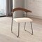 Leisuremod Lyra Collection Modern Chair in Walnut Color back and Taupe Seat, 4PK LCWB-41TP4 - alternate 6