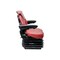 Uni Pro 1310 Air Suspension Seat 12-Volt Dynamic Dampening Susp. Red Vinyl 8584 - alternate 6