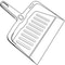 Rubbermaid Heavy Duty Plastic Dust Pan Charcoal 12.25 in 1 / ea FG200500CHAR-EA - alternate 2