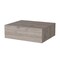 Homeroots 5" Gray Wood One Drawer Floating Nightstand 546183 - alternate 9