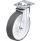 Blickle Swivel Plate Caster, PU, 8", 1250 lb., Caster Wheel/Tread Material: Nylon/Thermoplastic Polyurethane LEH-POTH 200K-14 - alternate 1
