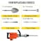 Vevor Demolition Jack Hammer Concrete Breaker 2200W Electric Hammer 4 Chisel JH-65-5603 - alternate 7