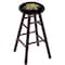 Holland Bar Stool Co Oak Bar Stool, Dark Cherry Finish, Wichita State Seat RC30OSDC - alternate 1