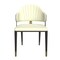 Leisuremod Aria Modern Dining Chair in Leather and Iron Legs with Curved Back in Green, 2PK AC45G2 - alternate 6
