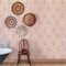 A-Street Prints Zaya Orange Tribal Diamonds Wallpaper 2969-26015 - alternate 2