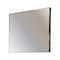 Homeroots 32" Gray Square Metal Framed Accent Mirror 510898 - alternate 1