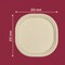 Chuk Plate 10 inches square round, Natural Molded Fiber, 500 Count Case, 500PK PL-10-SR - alternate 4
