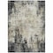 Homeroots 9' X 12' Black Ivory And Beige Abstract Washable Indoor Outdoor Area Rug 612308 - alternate 8