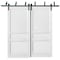Sartodoors Slab Interior Door, 30" x 84", White LUCIA31S-BEM-3084 - alternate 1