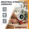 Wrightmaster 2 in. x 110 yds. Clear Heavy Duty Shipping Packaging Tape with 3 in. Core, 12PK ZR-220-110C-12 - alternate 5