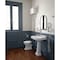 Whitehaus Collection Traditional Pedestal with Integrated Large Rectangular Bowl and Backsplash B112L-P-3H - alternate 5