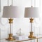 Jonathan Y Hunter 32" Metal/Glass LED Table Lamp, Gold Painting, 2PK JYL4000B-SET2 - alternate 5
