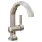 Delta Albion Single Handle Bathroom Faucet Spotshield Brushed Nickel 15855LF-SP - alternate 5