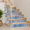 Homeroots 12" X 12" Blue and Aqua Pop Mosaic Peel and Stick Removable Tiles 556419 - alternate 7
