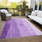 Homeroots 10' X 14' Purple And Lavender Ombre Washable Indoor Outdoor Area Rug 581827 - alternate 5
