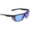 Mcr Safety Swagger (SR2), Safety Glasses, Anti-Scratch, Blue Lens, Black Frame, Full-Frame SR218B - alternate 1
