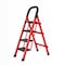 Wrightmaster 3.2 ft. Steel Step Ladder, 9 ft. Reach 500 lbs. Capacity with Non-Marring Feet ZoroY-RED8 - alternate 1
