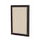 Ghent 1 Door Enclosed Fabric Bulletin Board, Bronze Aluminum Frame, 3'H x 2'W, Beige PB13624F-90 - alternate 1