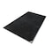 M A Matting Plush Mat, Black 4' x 8', Smooth Backing 1806648190 - alternate 1