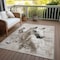 Homeroots 3' X 5' Ivory And Gray Horse Washable Indoor Outdoor Area Rug 618685 - alternate 5