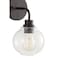 Jonathan Y Sandrine 6.5" 1-Light Iron/Seeded Glass Cottage Rustic LED Vanity Light, Oil Rubbed Bronze JYL7526A - alternate 9