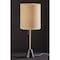 Homeroots 28" Black and Gold Marble and Metal Table Lamp With Beige Drum Shade 524624 - alternate 6