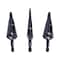 Klein Tools Step Drill Bit Set, Quick-Release, Straight, Double Fluted, 3-Piece QRST2S - alternate 1