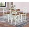 Whitewood Industries Rectangular Fixed Top Extension Pedestal Dining Table W/ 4 Counter Height Stools, 36 in W, 48 in H K79-36RXT-6B-S402-4 - alternate 4