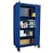 Sandusky Shelf Cabinet, 72 in H, 36 in W, 24 in D, Recessed, Three-Point Locking, 3 Shelves TA3R362466-06 - alternate 1